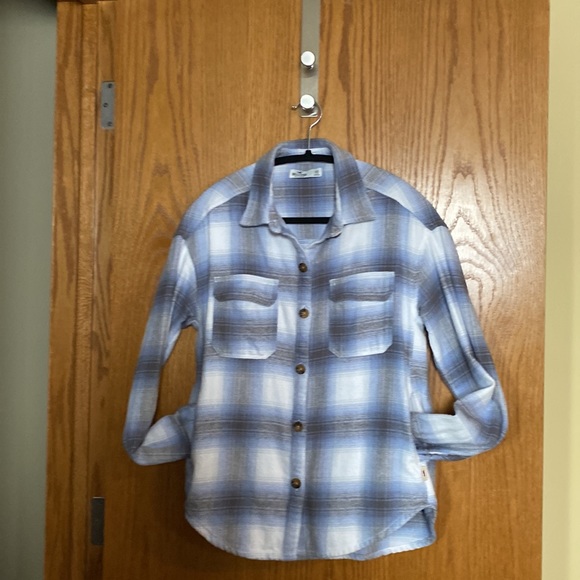 Hollister boyfriend fit flannel shirt jacket - Picture 4 of 4